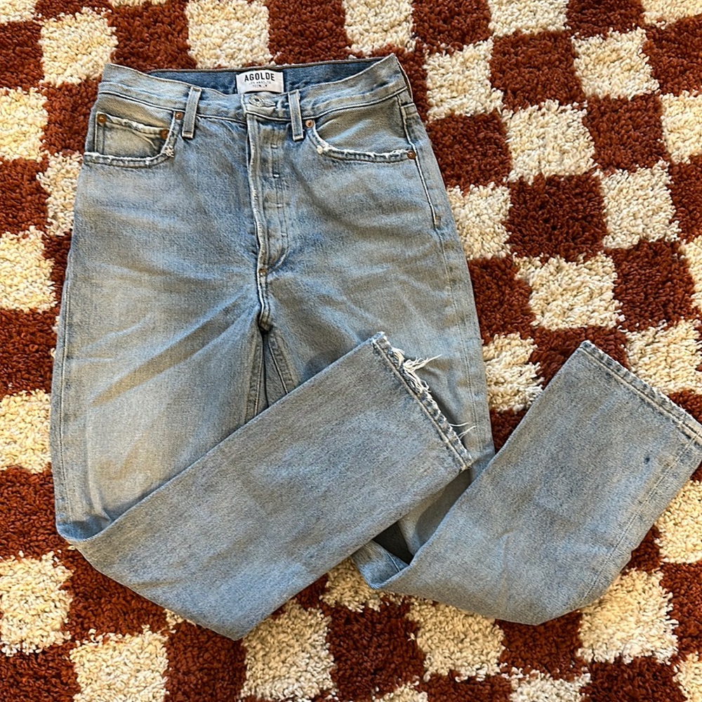 Agolde light wash denim size 25
